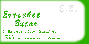 erzsebet butor business card